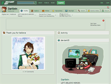 Tablet Screenshot of dartlein.deviantart.com