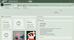 Desktop Screenshot of codeychrist.deviantart.com