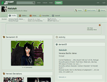 Tablet Screenshot of malukah.deviantart.com