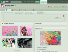 Tablet Screenshot of moonii-celesca.deviantart.com