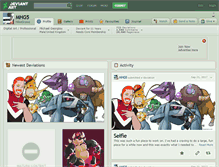 Tablet Screenshot of mhg5.deviantart.com