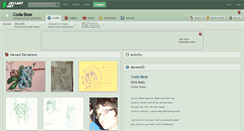 Desktop Screenshot of coda-bear.deviantart.com