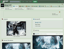 Tablet Screenshot of broly1337.deviantart.com