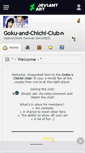 Mobile Screenshot of goku-and-chichi-club.deviantart.com