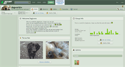 Desktop Screenshot of dogworld.deviantart.com