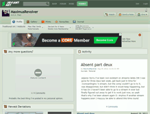 Tablet Screenshot of maximusrevolver.deviantart.com