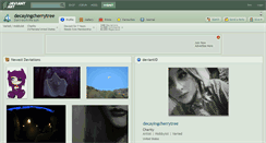 Desktop Screenshot of decayingcherrytree.deviantart.com