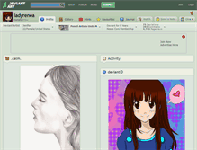 Tablet Screenshot of ladyrenea.deviantart.com