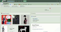 Desktop Screenshot of harusatox2.deviantart.com