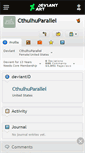 Mobile Screenshot of cthulhuparallel.deviantart.com