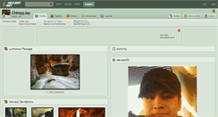 Desktop Screenshot of chimpyjay.deviantart.com