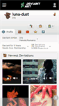 Mobile Screenshot of luna-dust.deviantart.com