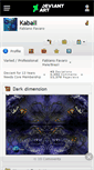 Mobile Screenshot of kaball.deviantart.com