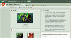 Desktop Screenshot of ccp-comic-publishing.deviantart.com