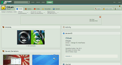 Desktop Screenshot of chilam.deviantart.com