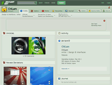 Tablet Screenshot of chilam.deviantart.com