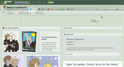 Desktop Screenshot of demyx-x-larxene-fc.deviantart.com
