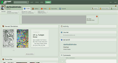 Desktop Screenshot of darkbubblehobo.deviantart.com