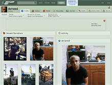 Tablet Screenshot of dorneed.deviantart.com