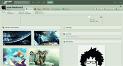 Desktop Screenshot of omar-blacksword.deviantart.com