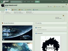 Tablet Screenshot of omar-blacksword.deviantart.com
