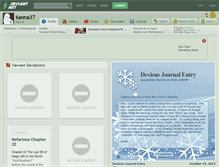 Tablet Screenshot of kanna37.deviantart.com