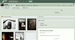 Desktop Screenshot of necron.deviantart.com