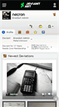 Mobile Screenshot of necron.deviantart.com