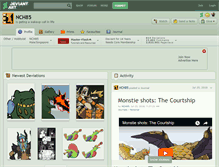 Tablet Screenshot of nch85.deviantart.com