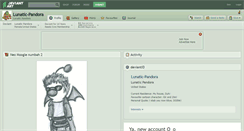 Desktop Screenshot of lunatic-pandora.deviantart.com