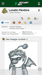 Mobile Screenshot of lunatic-pandora.deviantart.com