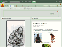Tablet Screenshot of jowo.deviantart.com