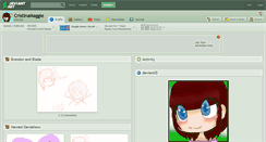 Desktop Screenshot of cristinamaggie.deviantart.com