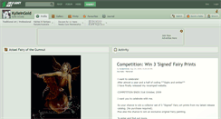 Desktop Screenshot of kylieingold.deviantart.com