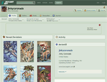 Tablet Screenshot of jinkycoronado.deviantart.com