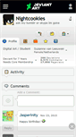 Mobile Screenshot of nightcookies.deviantart.com