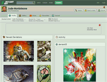 Tablet Screenshot of jude-monteleone.deviantart.com