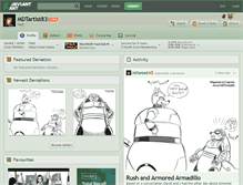 Tablet Screenshot of mdtartist83.deviantart.com