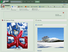 Tablet Screenshot of mucun.deviantart.com