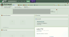 Desktop Screenshot of mikuishappyplz.deviantart.com