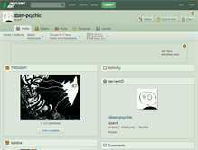 Tablet Screenshot of dzen-psychic.deviantart.com