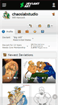 Mobile Screenshot of chaoslabstudio.deviantart.com