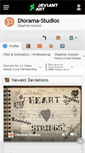 Mobile Screenshot of diorama-studios.deviantart.com
