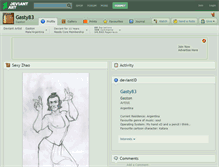 Tablet Screenshot of gasty83.deviantart.com