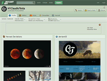 Tablet Screenshot of nyclaudiotesta.deviantart.com