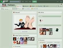 Tablet Screenshot of feetoasis.deviantart.com