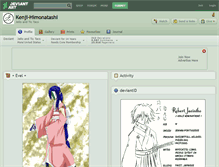 Tablet Screenshot of kenji-himonatashi.deviantart.com