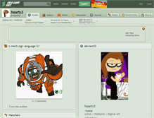 Tablet Screenshot of hearts3.deviantart.com