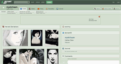 Desktop Screenshot of mystichasm.deviantart.com