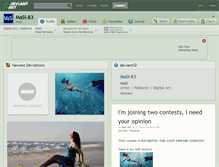 Tablet Screenshot of masi-83.deviantart.com